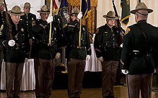 State Police color guards