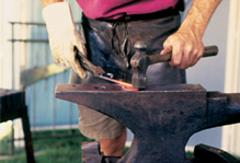 blacksmith with anvil