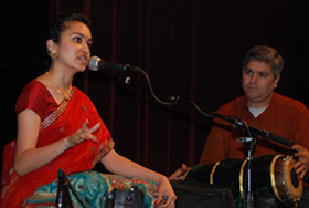 Anjana performing