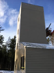 Burn Tower, North Country Training Facility
